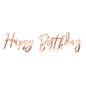 Preview: Bannergirlande Happy Birthday in Rosegold